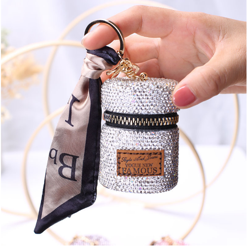Mini Diamond Inlaid Zero Wallet