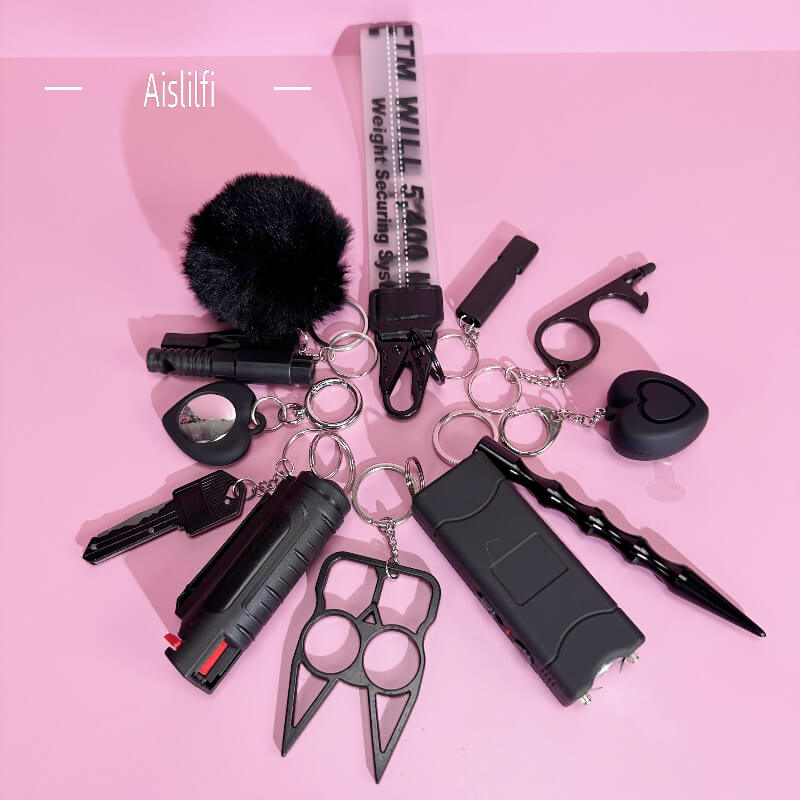 12 Pieces off Self-defense Keychain