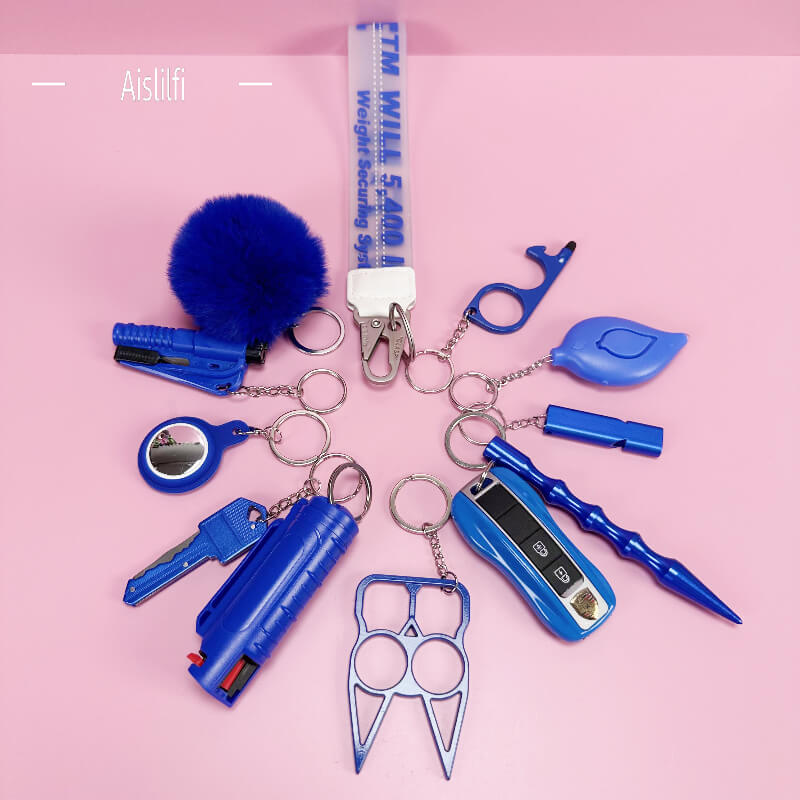 12 Pieces off Self-defense Keychain