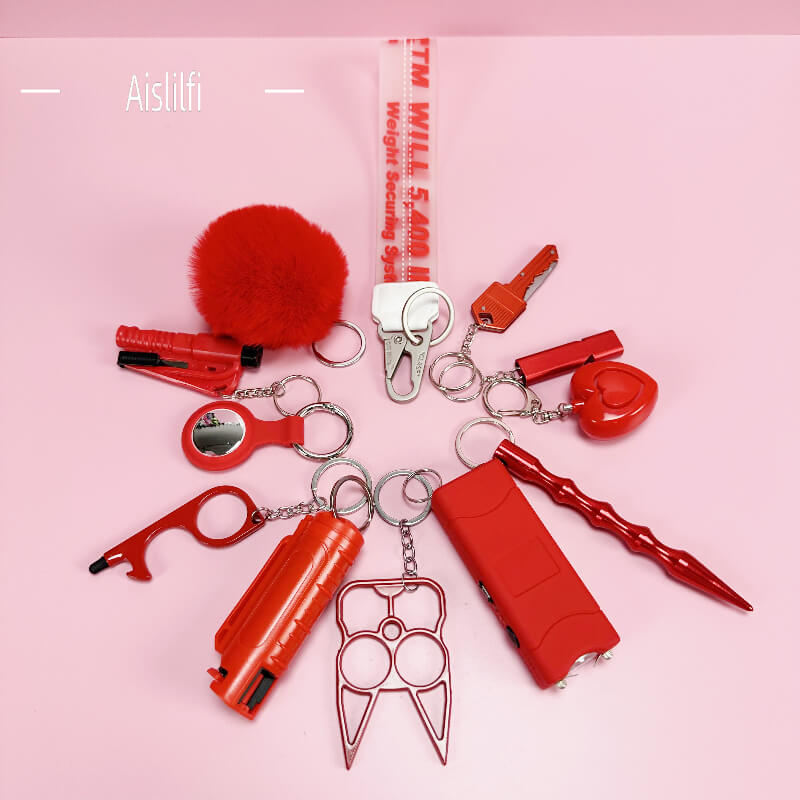 12 Pieces off Self-defense Keychain