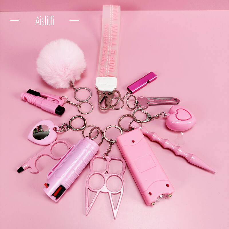 12 Pieces off Self-defense Keychain