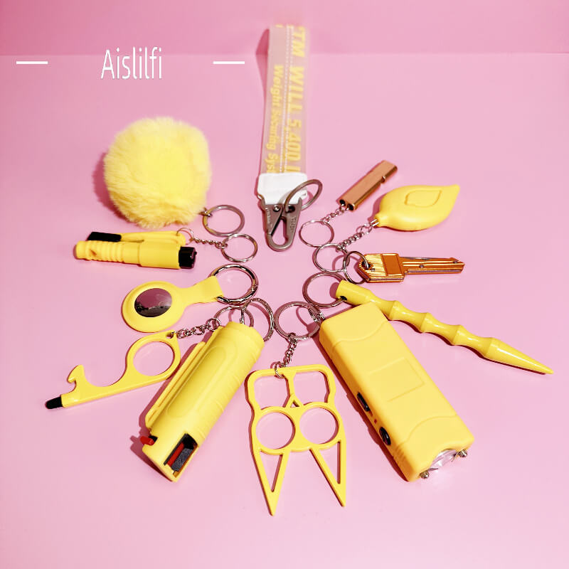 12 Pieces off Self-defense Keychain