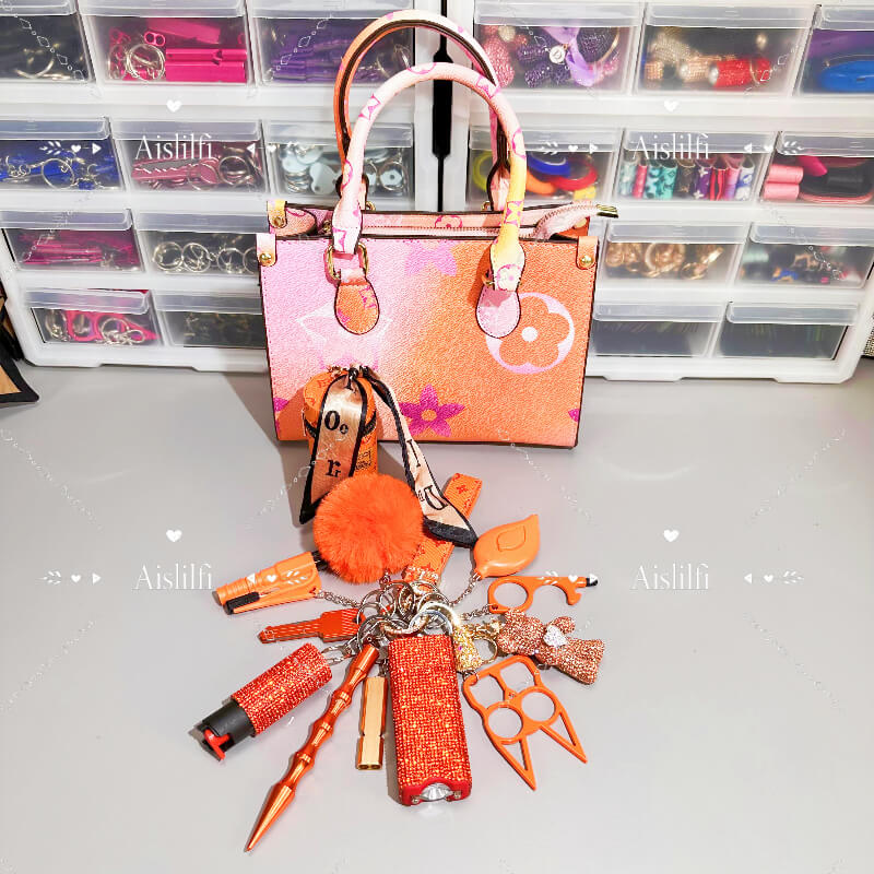 15-Piece Fashion Handbag Self-Defense Kit
