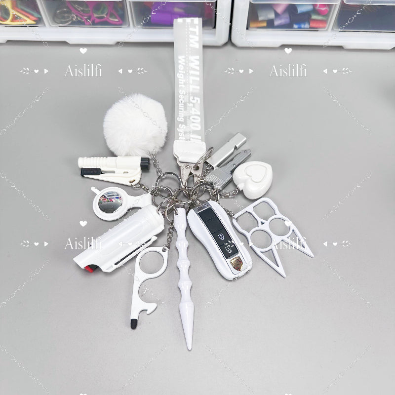 12 Pieces off Self-defense Keychain