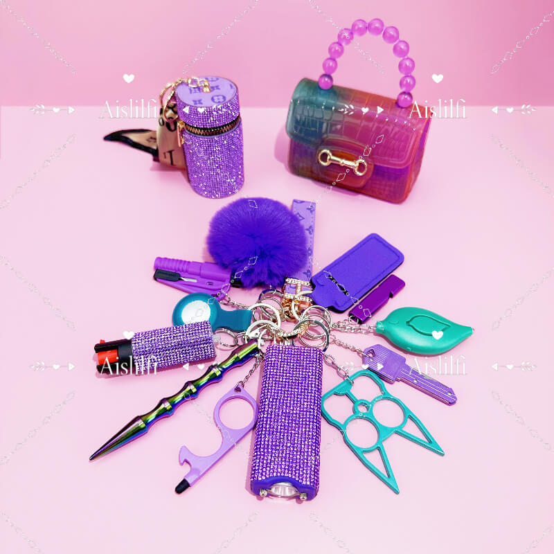 15-teiliges persönliches Sicherheitsset mit modischen Accessoires