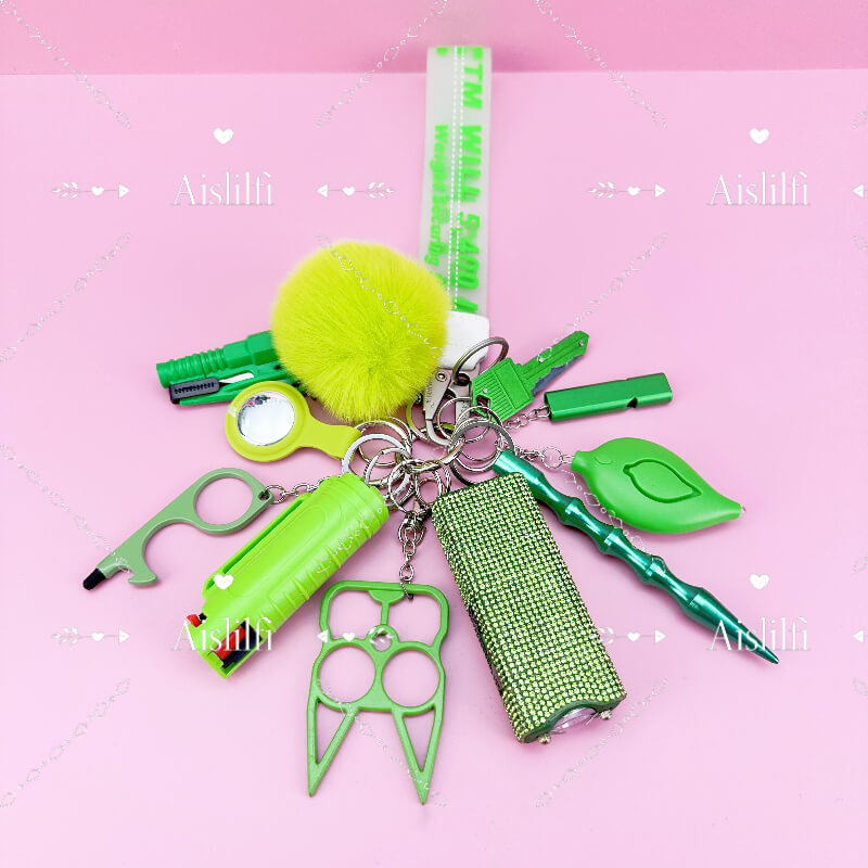 12 Pieces off Self-defense Keychain