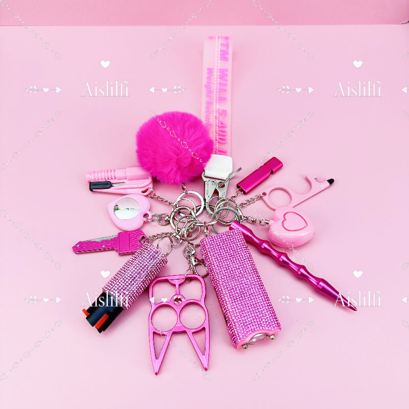 12 Pieces off Self-defense Keychain