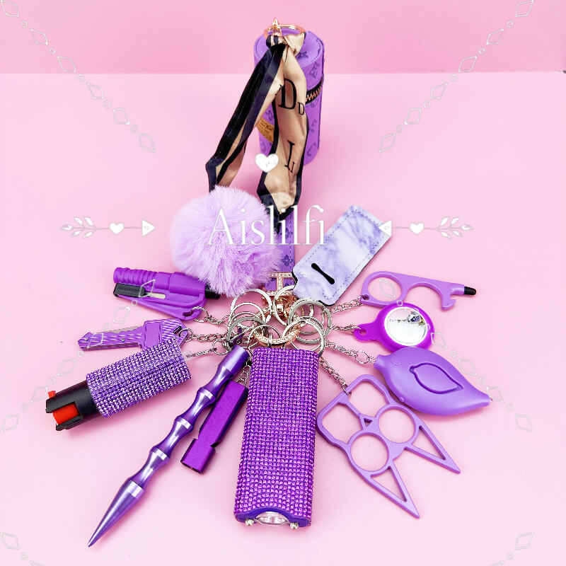 Women's Self Defense Keychain (Video Style)