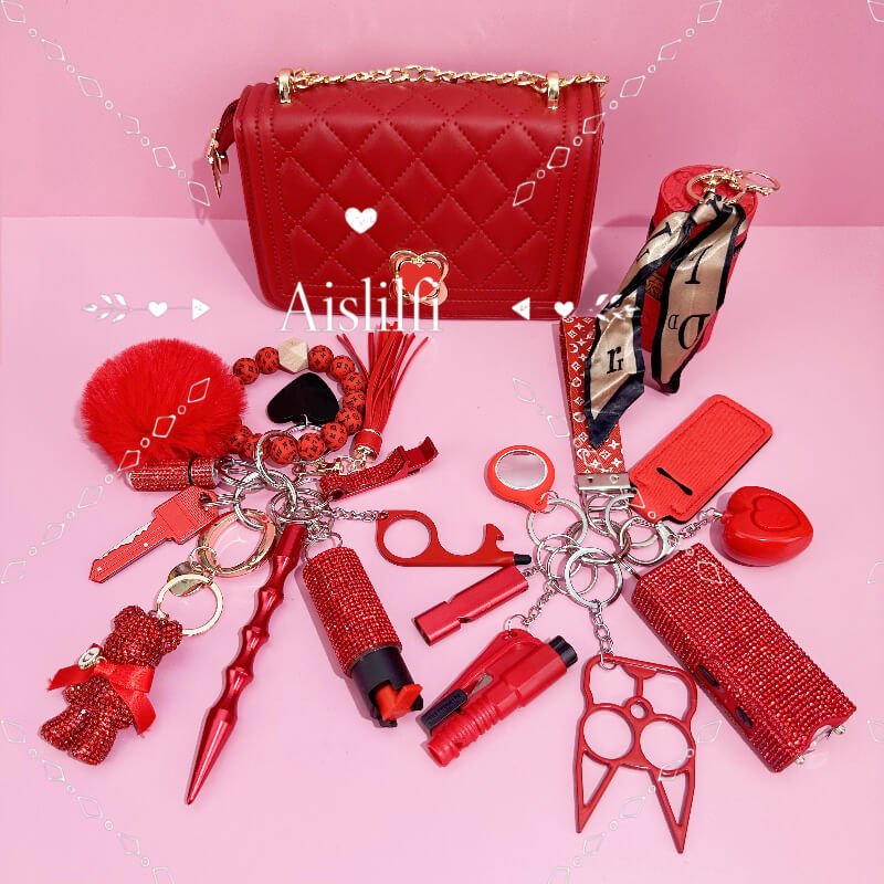 New Design Bags 19 Piece Self Defense Keychain Kit