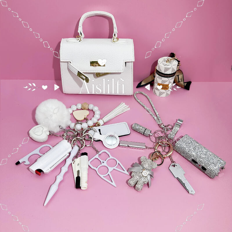 Kelly Bag 19 Piece Self Defense Keychain Kit