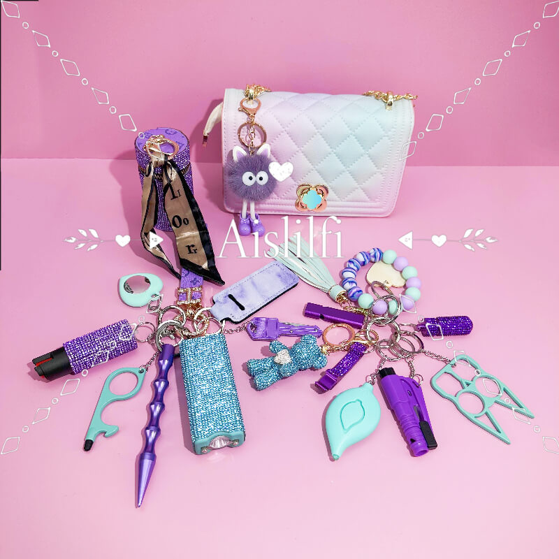 New Design Bags 19 Piece Self Defense Keychain Kit