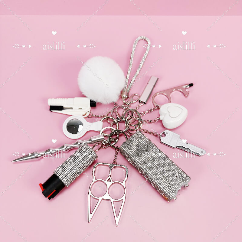 12 Pieces Self-defense Keychain