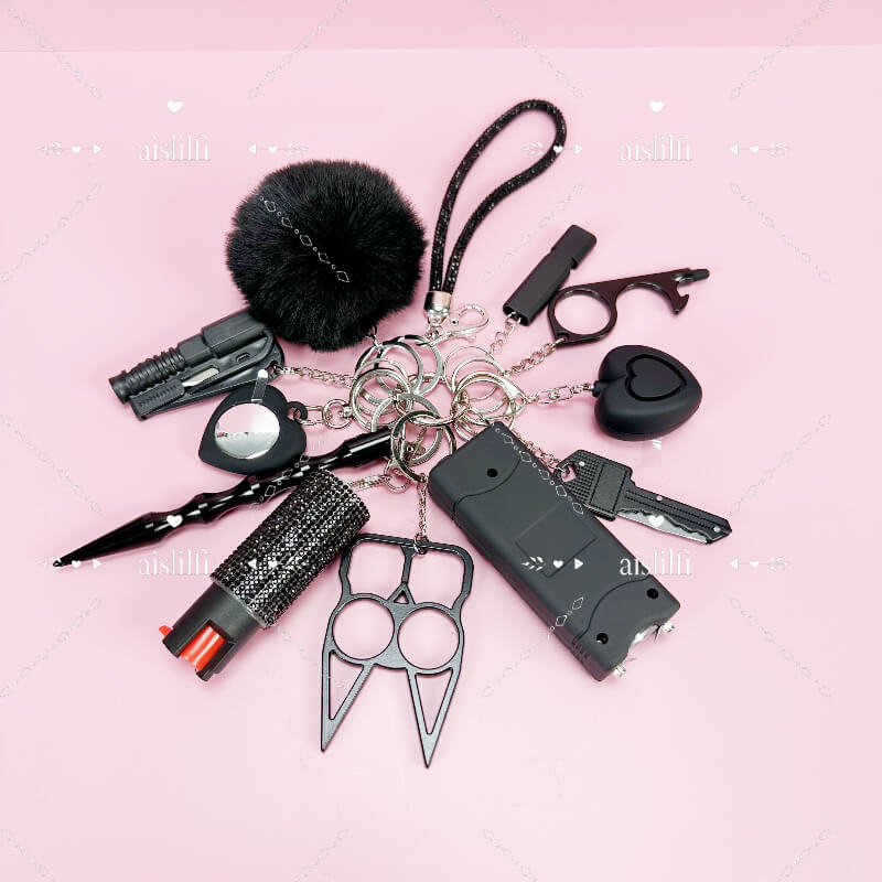 12 Pieces Self-defense Keychain