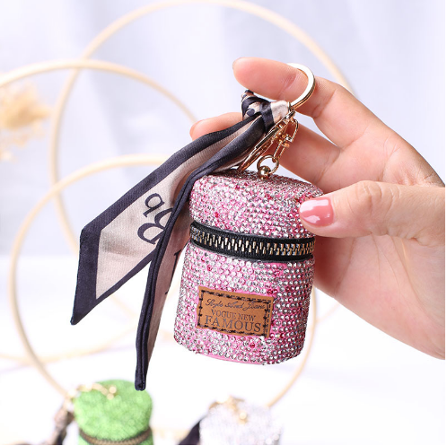 Mini Diamond Inlaid Zero Wallet