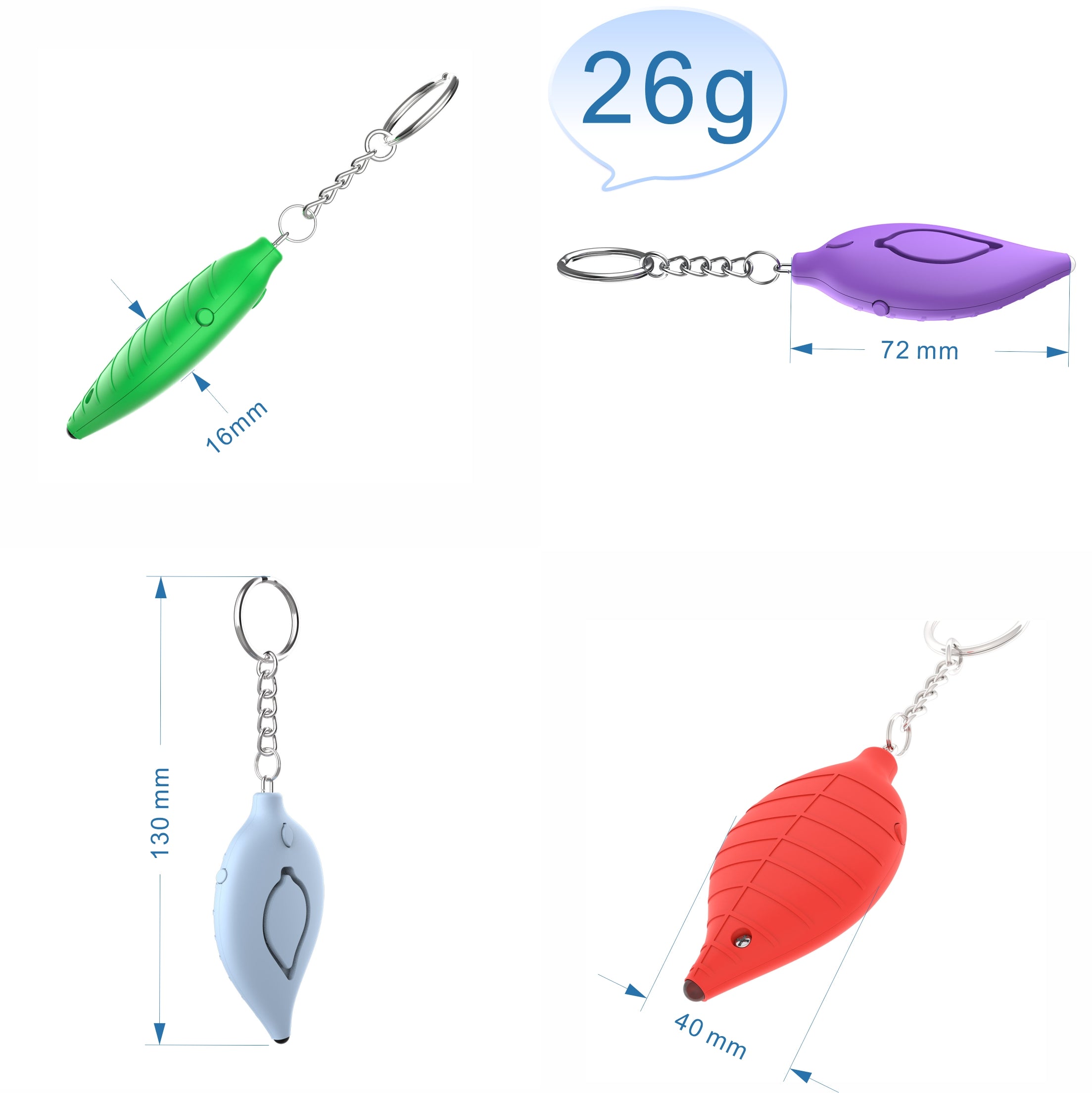 Leaf-shaped Elderly Children's Portable High Decibel Alarm