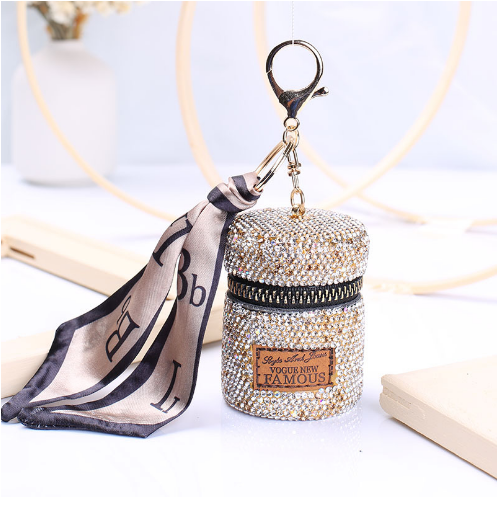 Mini Diamond Inlaid Zero Wallet