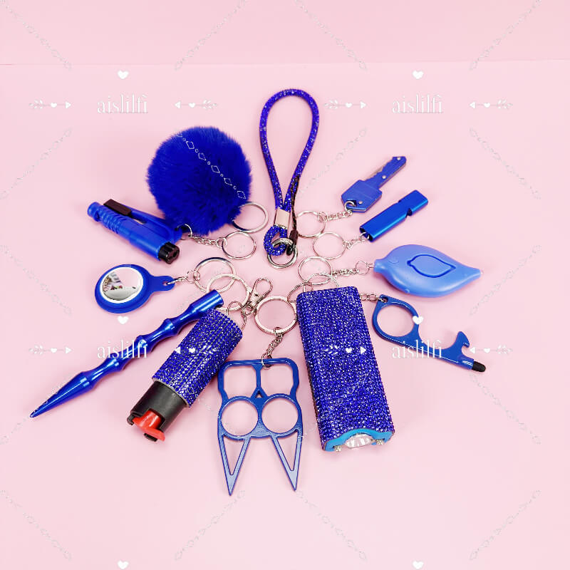 12 Pieces Self-defense Keychain