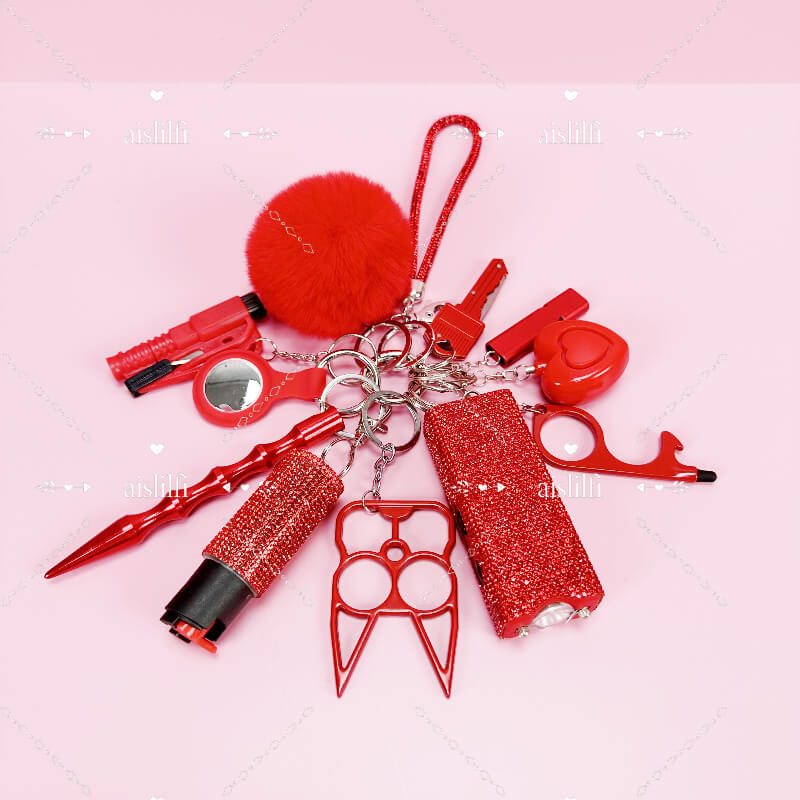 12 Pieces Self-defense Keychain