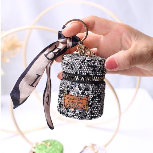 Mini Diamond Inlaid Zero Wallet