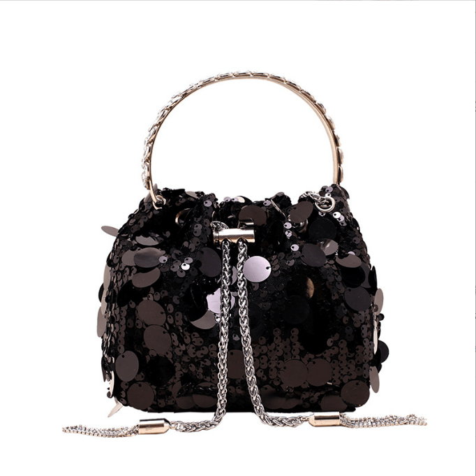 Quasten-Dinnertasche