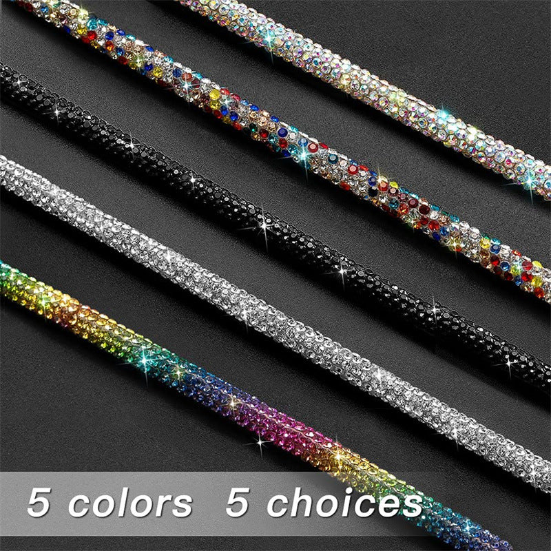 Rhinestone office lanyard