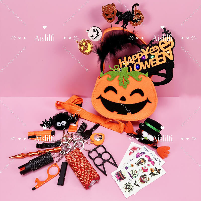 Halloween 18 in 1 Self Defense Keychain