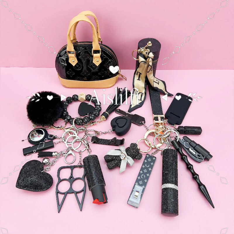 2025 New Mini Bag Women's Self Defense Keychain Kit