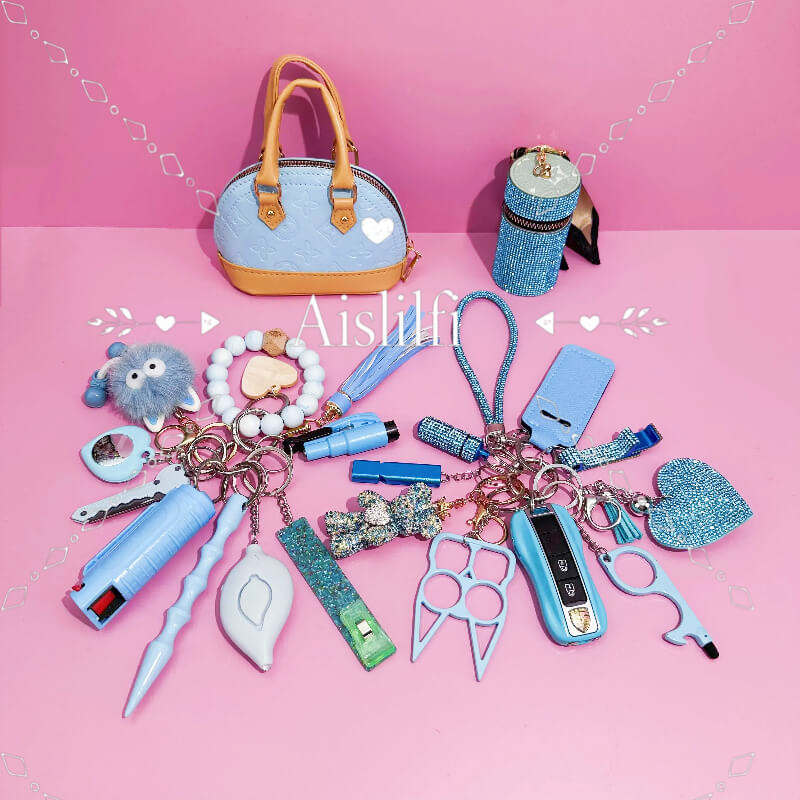 2025 New Mini Bag Women's Self Defense Keychain Kit