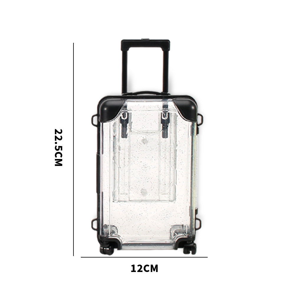 Pearlescent Diamond Lid Suitcase